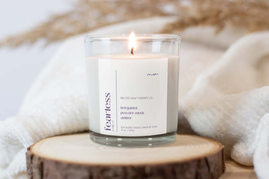 Fearless (Bergamot + Powder Musk + Amber) Candle